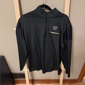 Nike Black UW Dri-FIT Quarter-Zip Top